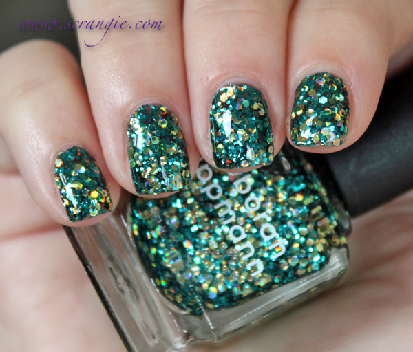 Nail polish swatch / manicure of shade Deborah Lippmann Shake Your Money Maker