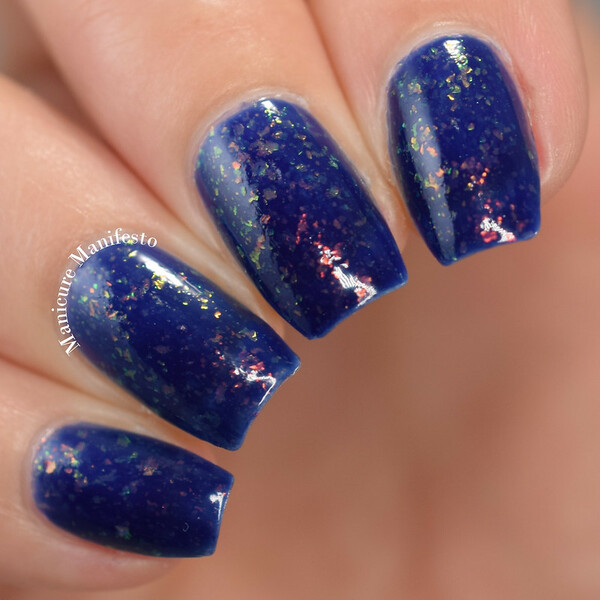 Nail polish swatch / manicure of shade Deborah Lippmann Ray of Light