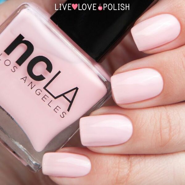 Nail polish swatch / manicure of shade NCLA Not So Sweet