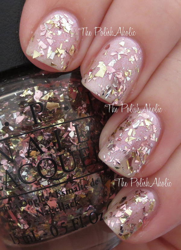 Nail polish swatch / manicure of shade OPI Gaining Mole-Mentum