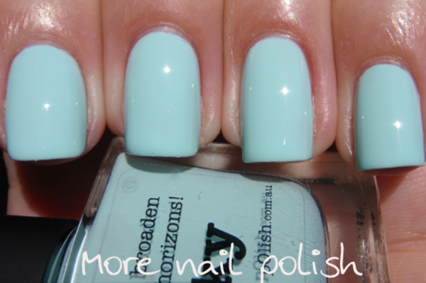 Nail polish swatch / manicure of shade piCture pOlish Sky