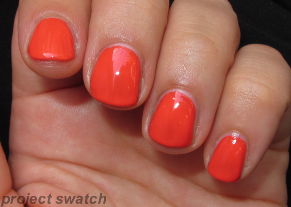 Nail polish swatch / manicure of shade Sinful Colors Sunburnt