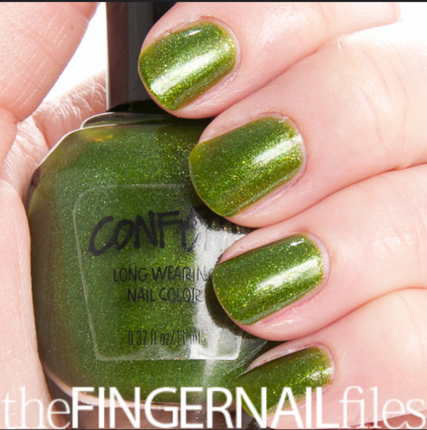 Nail polish swatch / manicure of shade Confetti My Favorite Martian
