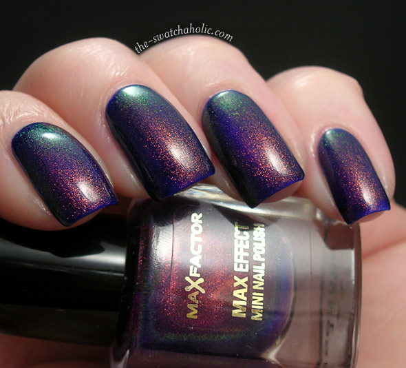 Nail polish swatch / manicure of shade Max Factor Fantasy Fire