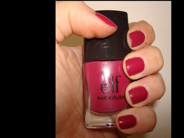 Nail polish swatch / manicure of shade E.L.F. Punk Purple