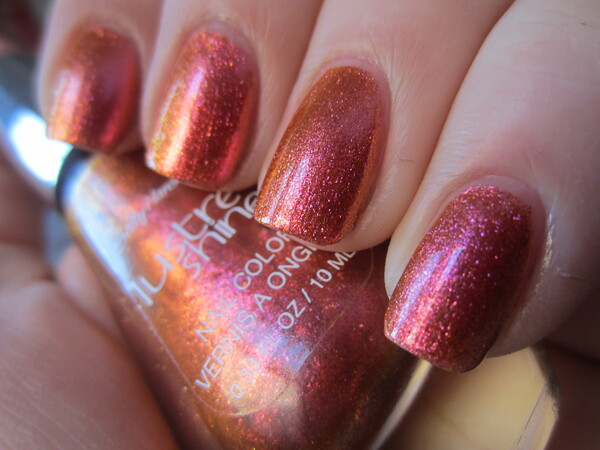 Nail polish swatch / manicure of shade Sally Hansen Lava