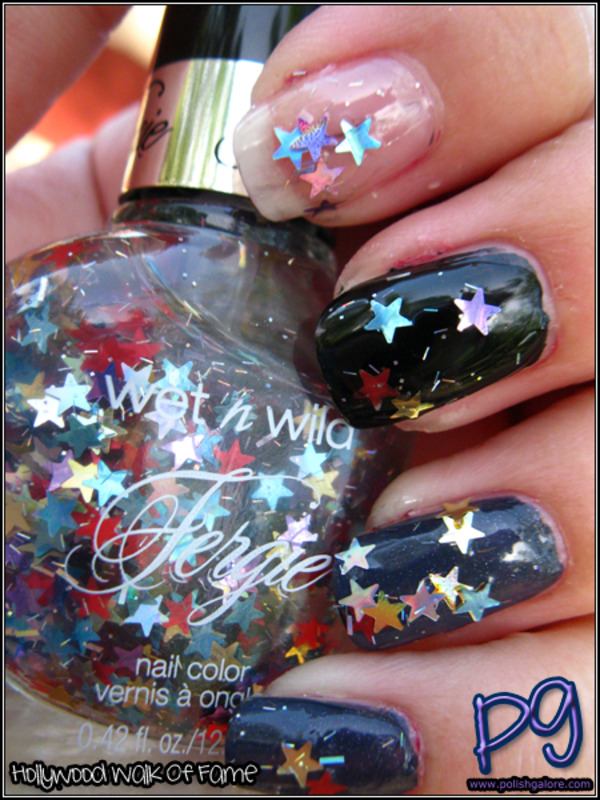 Nail polish swatch / manicure of shade wet n wild Hollywood Walk of Fame