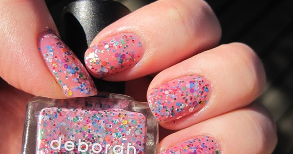 Nail polish swatch / manicure of shade Deborah Lippmann Candy Shop