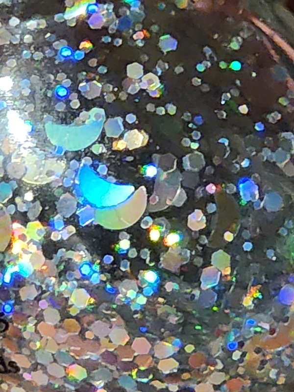 Nail polish swatch / manicure of shade Nicole by OPI Pixie Glitter