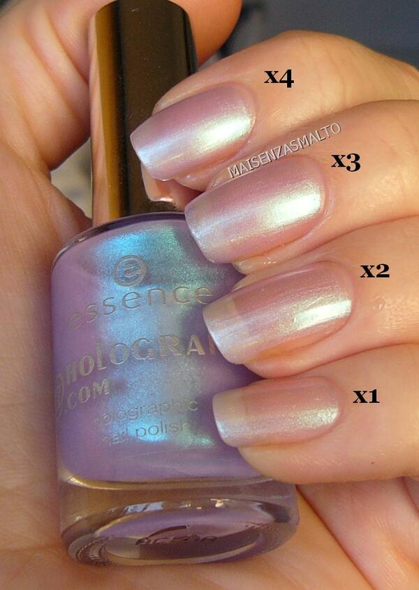 Nail polish swatch / manicure of shade essence Gagalectric