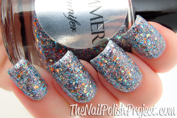 Nail polish swatch / manicure of shade Shimmer Jennifer