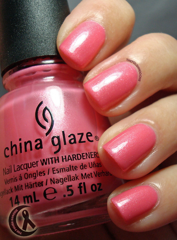 Nail polish swatch / manicure of shade China Glaze Naked