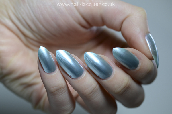 Nail polish swatch / manicure of shade Del Sol Electrick
