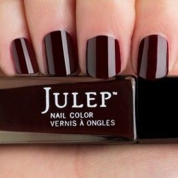 Nail polish swatch / manicure of shade Julep Lucy