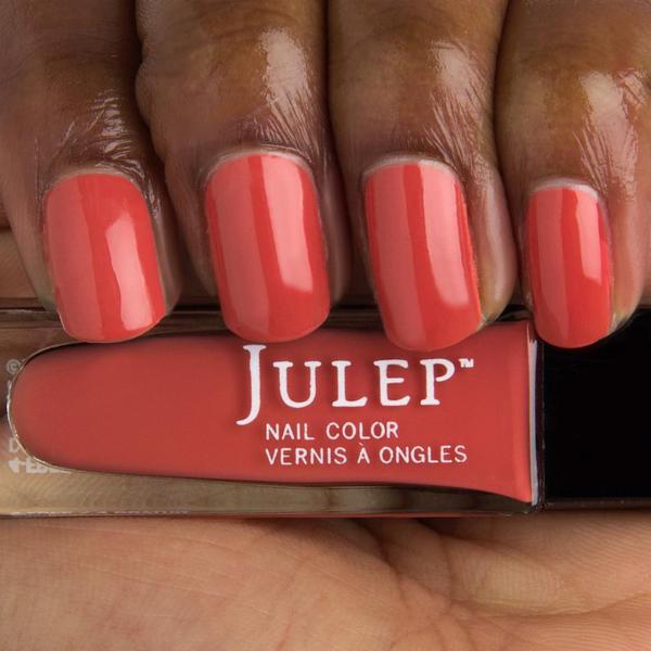 Nail polish swatch / manicure of shade Julep Nan