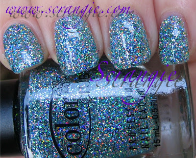 Nail polish swatch / manicure of shade Color Club Beyond the Mistletoe