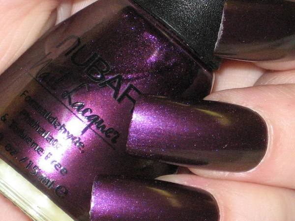 Nail polish swatch / manicure of shade Nubar Moon Eclipse