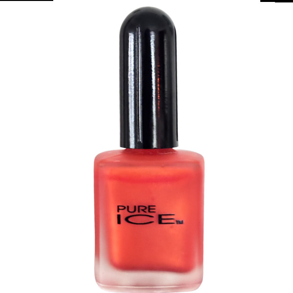 Nail polish swatch / manicure of shade Pure Ice Hot Tamale
