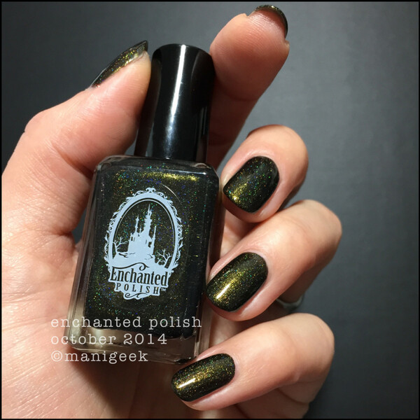 Nail polish swatch / manicure of shade Enchanted Polish October 2014