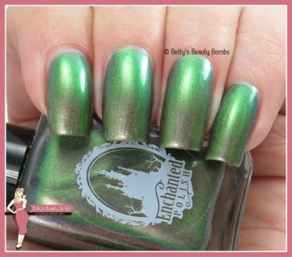 Nail polish swatch / manicure of shade Enchanted Polish Hey Jude