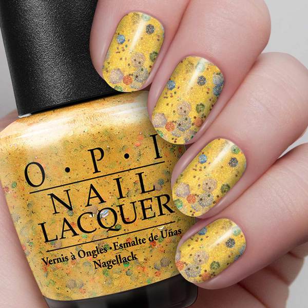 Nail polish swatch / manicure of shade OPI Pineapples Have Peelings Too!