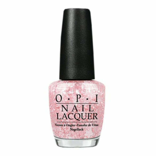 Nail polish swatch / manicure of shade OPI Petal Soft