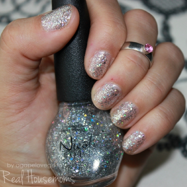 Nail polish swatch / manicure of shade Nicole by OPI Guys and Galaxies