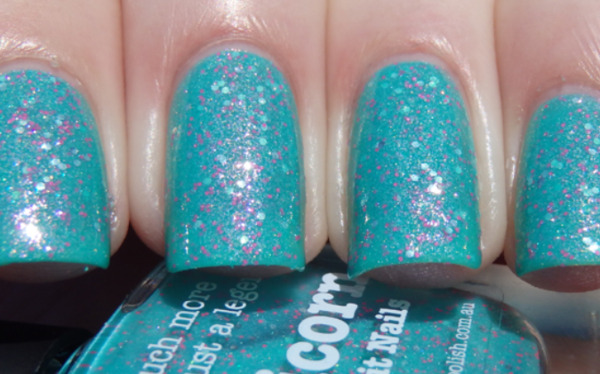 Nail polish swatch / manicure of shade piCture pOlish Unicorn