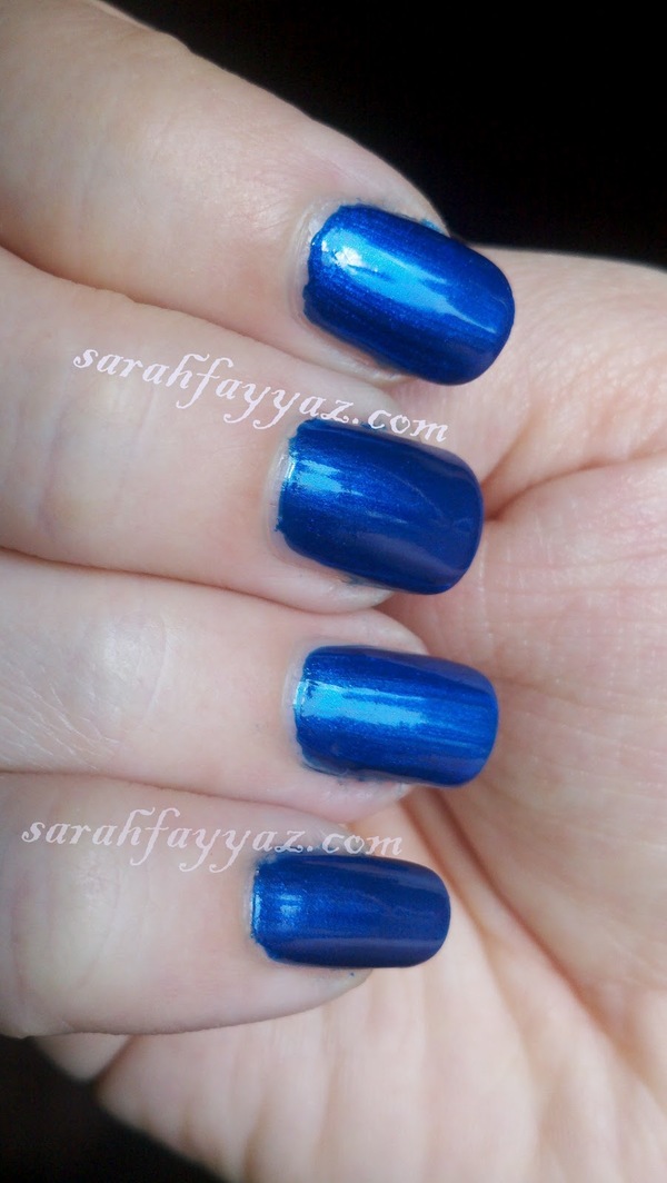 Nail polish swatch / manicure of shade wet n wild Root of All Evil