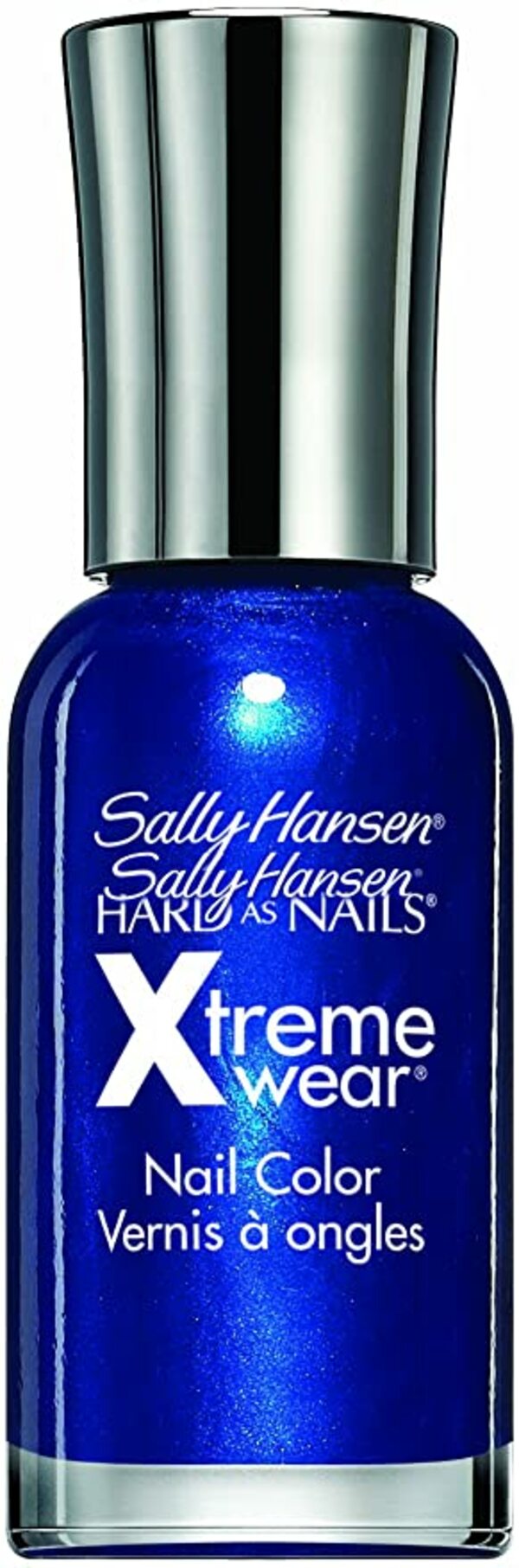 Nail polish swatch / manicure of shade Sally Hansen Blue It
