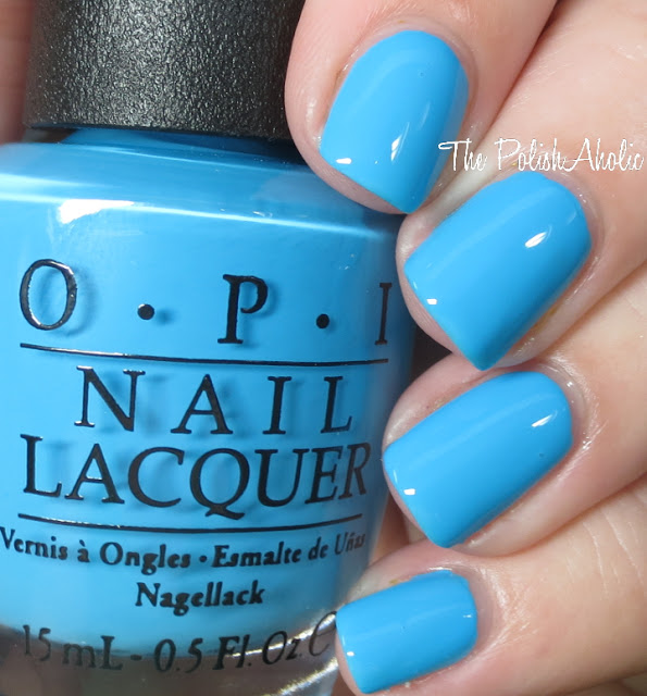 Nail polish swatch / manicure of shade OPI Fearlessly Alice
