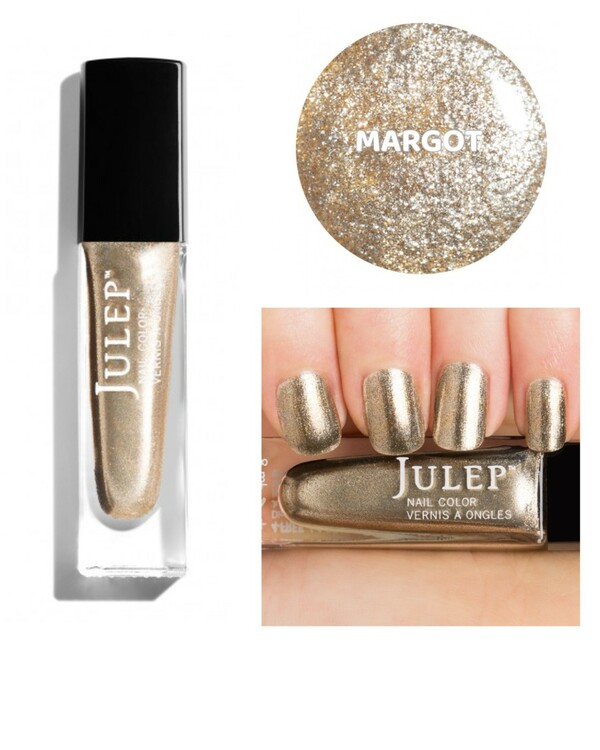 Nail polish swatch / manicure of shade Julep Margot