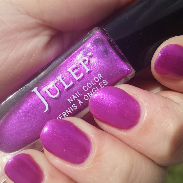 Nail polish swatch / manicure of shade Julep Katie