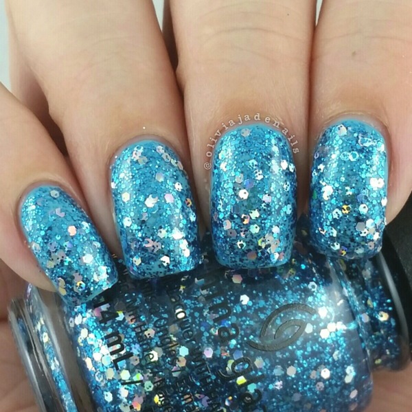 Nail polish swatch / manicure of shade China Glaze Can You Sea Me