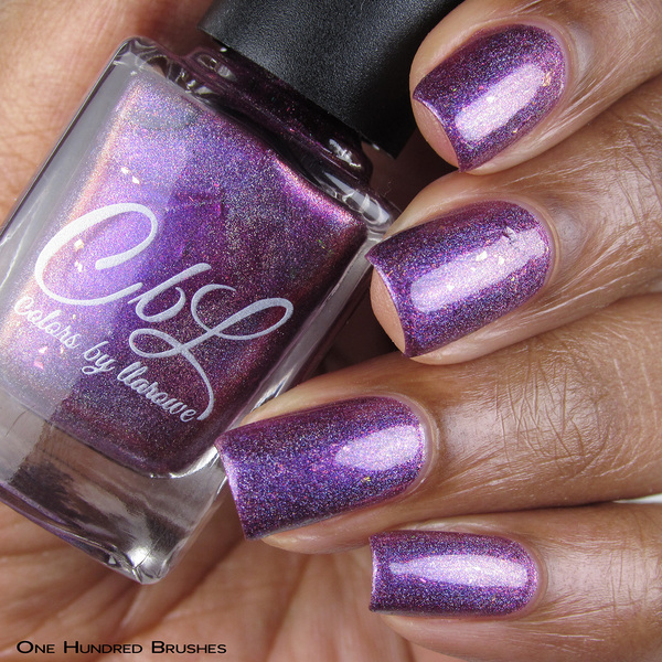 Nail polish swatch / manicure of shade Colors by Llarowe Sugar Plum Fairies