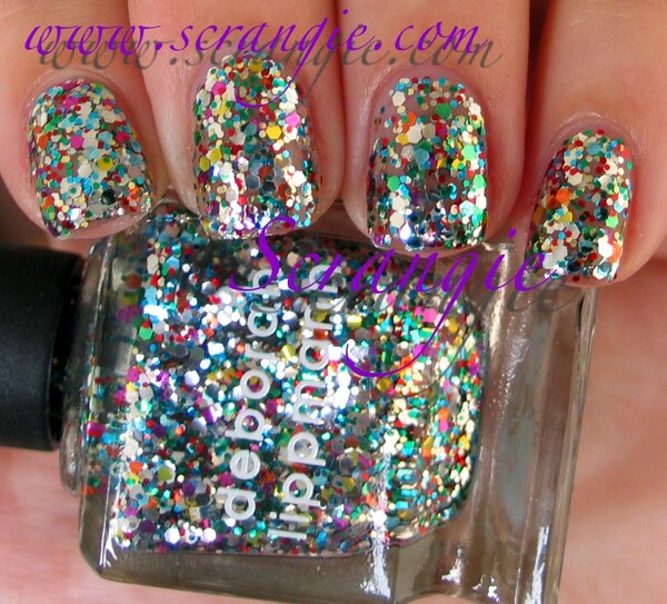 Nail polish swatch / manicure of shade Deborah Lippmann Happy Birthday