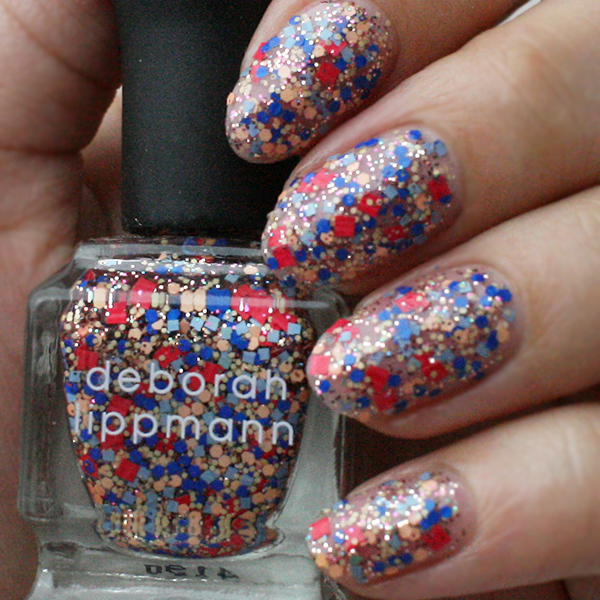 Nail polish swatch / manicure of shade Deborah Lippmann It's My Party