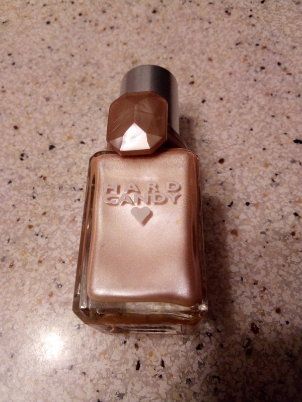 Nail polish swatch / manicure of shade Hard Candy Angel
