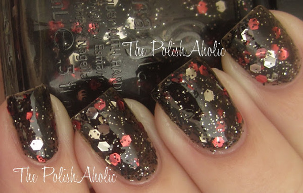 Nail polish swatch / manicure of shade China Glaze Get Carried Away