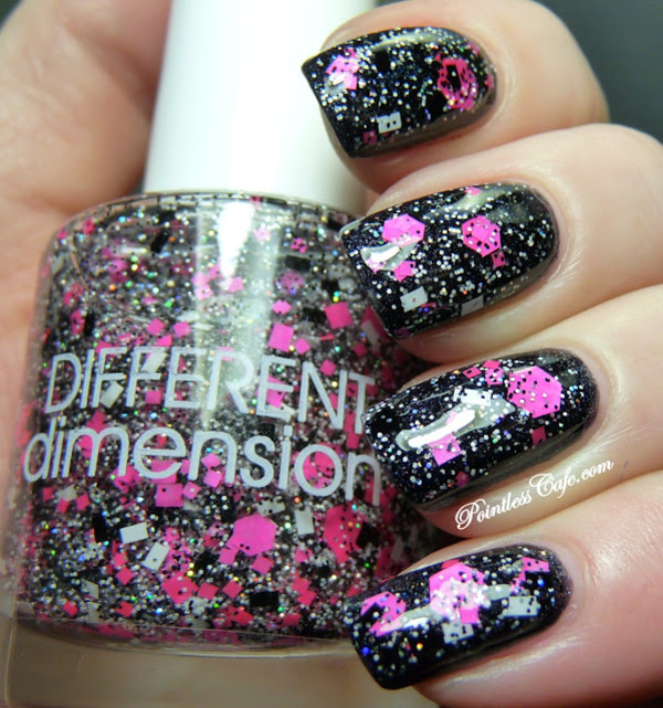 Nail polish swatch / manicure of shade Different Dimension Another Brick In The Wall
