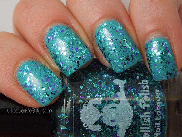 Nail polish swatch / manicure of shade Dollish Polish Spank You Very Much