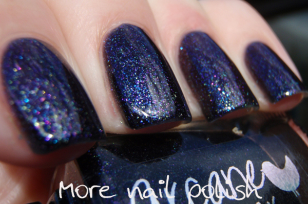 Nail polish swatch / manicure of shade Arcane Lacquer No Way Tawdry
