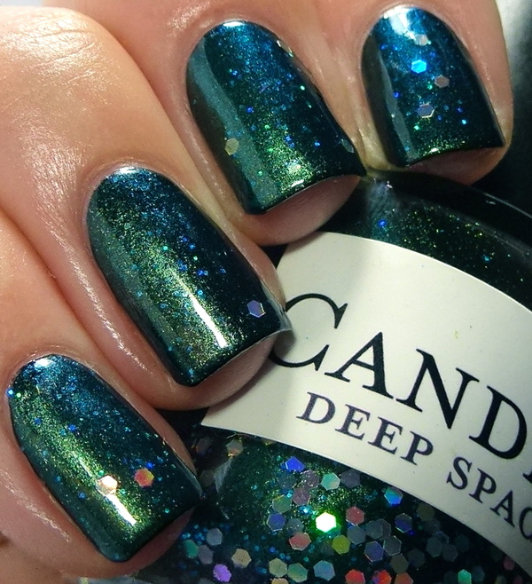 Nail polish swatch / manicure of shade Candeo Colors Deep Space