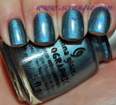 Nail polish swatch / manicure of shade China Glaze Take A Trek