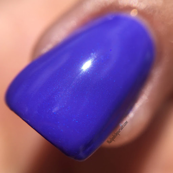 Nail polish swatch / manicure of shade China Glaze I Got A Blue Attitude