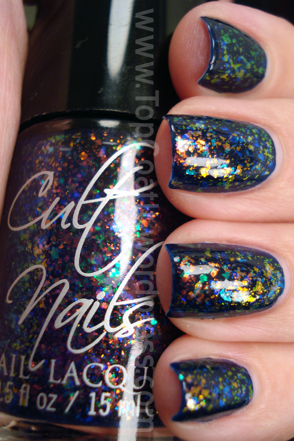 Nail polish swatch / manicure of shade Cult Nails Unicorn Puke