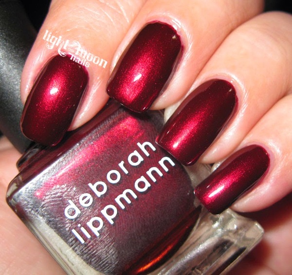 Nail polish swatch / manicure of shade Deborah Lippmann Through The Fire