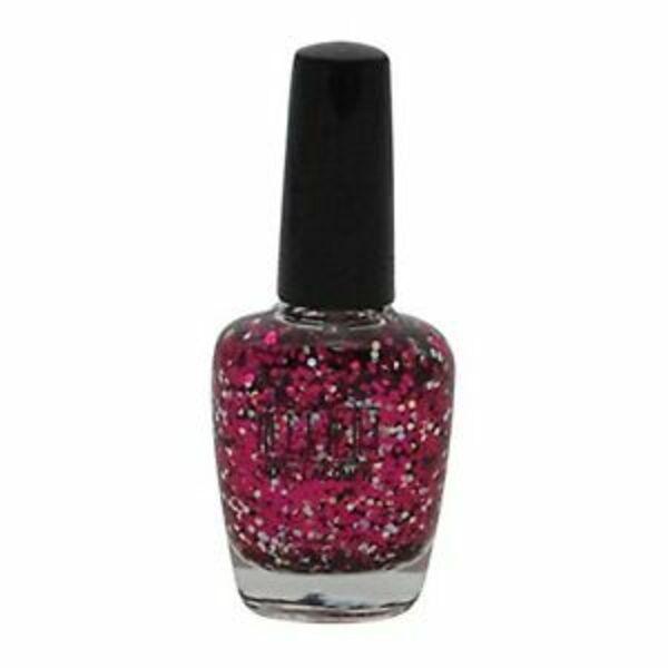 Nail polish swatch / manicure of shade Milani Hot Pink