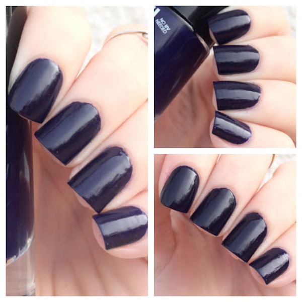 Nail polish swatch / manicure of shade Aurora Inky Dinky