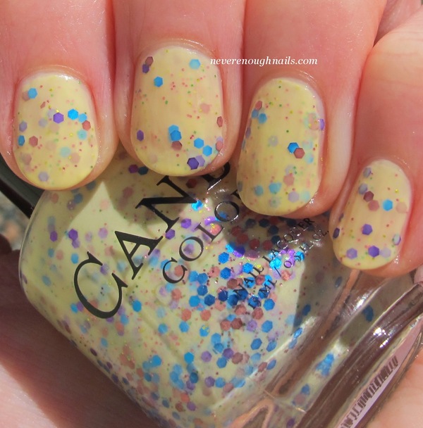 Nail polish swatch / manicure of shade Candeo Colors Jelly Bean